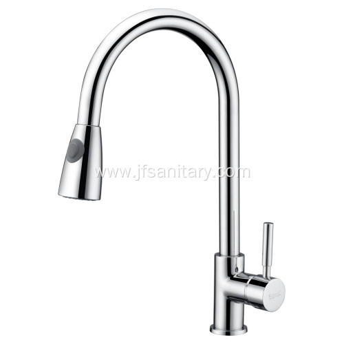 Contemporary Pull Down Kitchen Faucet